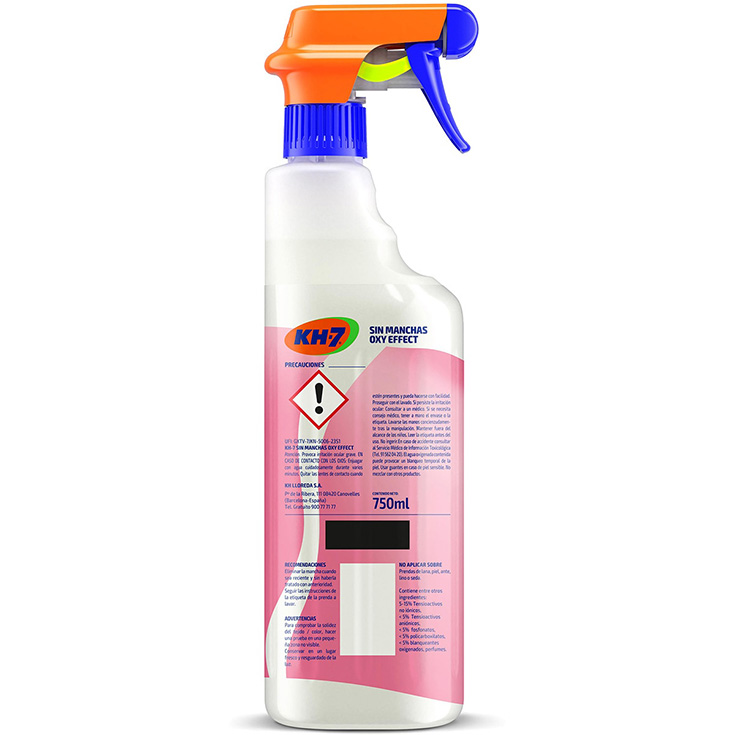 kh7 sin manchas oxy-effect pistola 750ml
