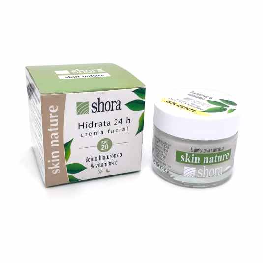 shora skin nature crema acido hialuronico & vitamina C