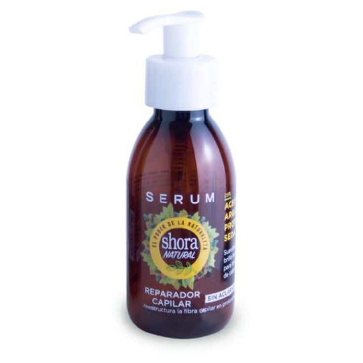 shora natural serum capilar con aceite argan 120ml