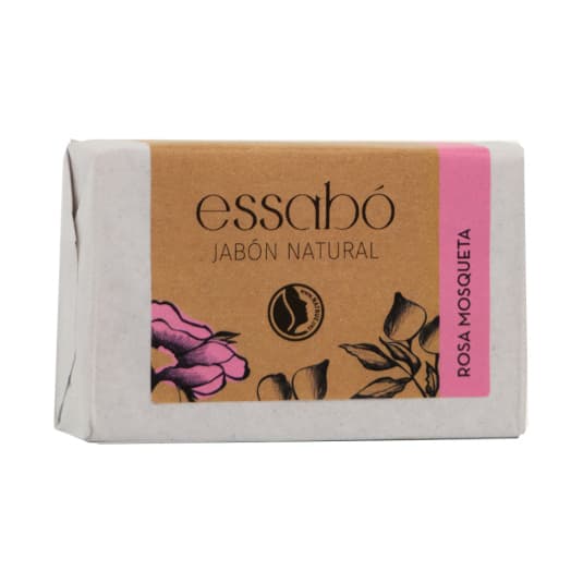 essabo pastilla jabon natural de rosa mosqueta 100g