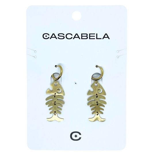 pendientes ocean con colgante de pez