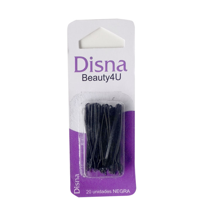 disna horquillas pelo negro 20uds