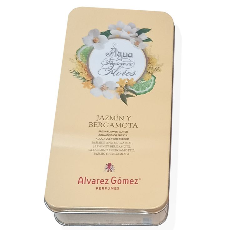 agua fresca de flores jazmin y bergamota.150ml lata