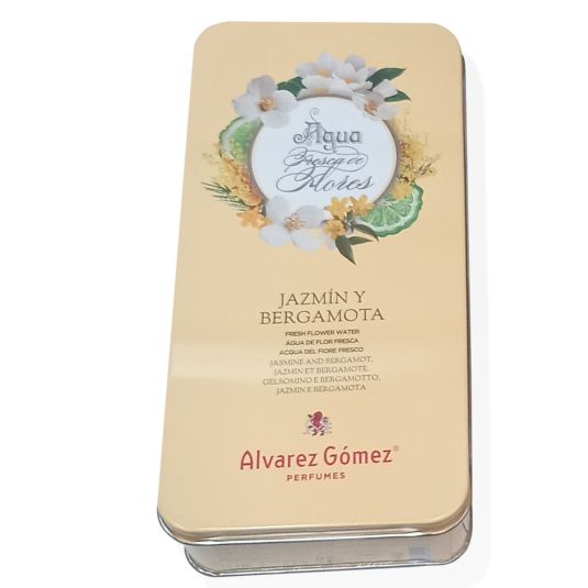 agua fresca de flores jazmin y bergamota.150ml lata