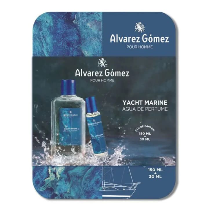 alvarez gomez agua de perfume yacht marine 150ml lata 2 piezas alvarez gomez agua de perfume yacht marine 150ml lata 2 piezas