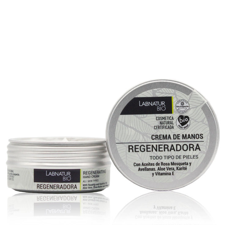 labnatur bio crema de manos regeneradora tarro 50ml