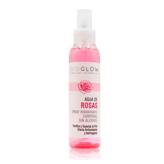 bioglow agua de rosas spray hidratante corporal 125ml