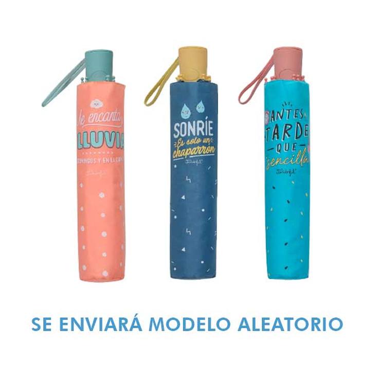 paraguas plegable manual mr. wonderful 24 cm diseños surtidos edicion limitada paraguas plegable manual mr. wonderful 24 cm diseños surtidos edicion limitada