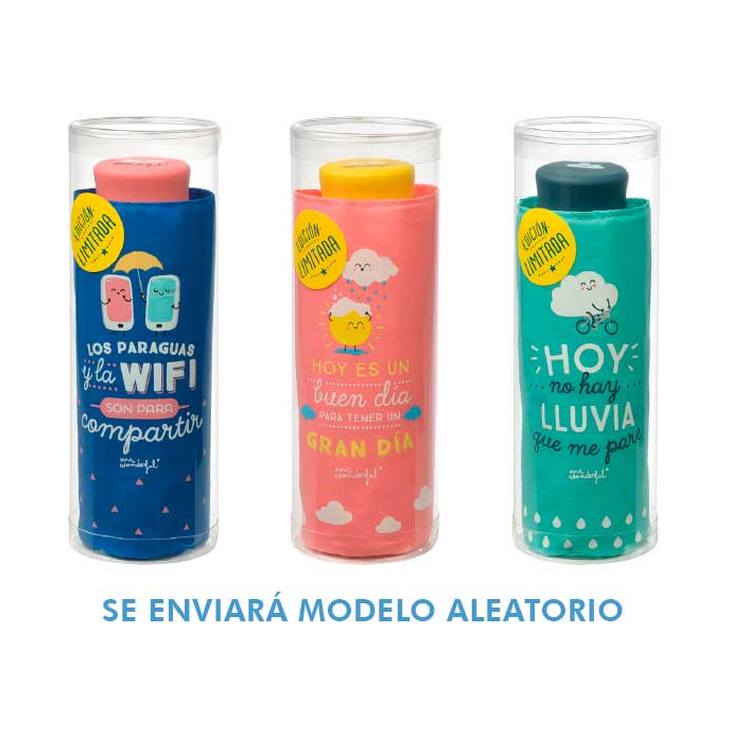 paraguas plegable mini atomatico mr.wonderful 19 cm estuchado diseños surtidos edicion limitada estuchado paraguas plegable mini atomatico mr.wonderful 19 cm estuchado diseños surtidos edicion limitada estuchado