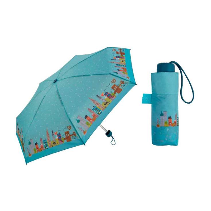 paraguas plegable pequeño lovely streets new york 18cm paraguas plegable pequeño lovely streets new york 18cm