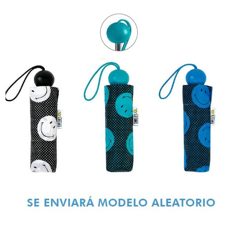 paraguas plegable manual mini smiley lunares 19cm diseños surtidos paraguas plegable manual mini smiley lunares 19cm diseños surtidos