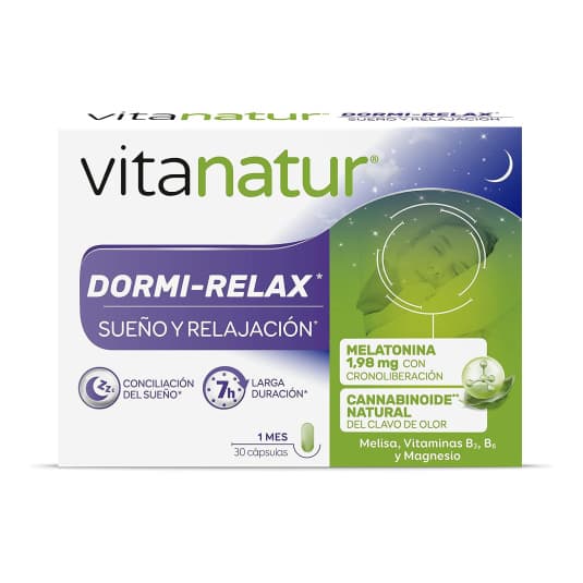 vitanatur dormi-relax complemento alimenticio 30 capsulas