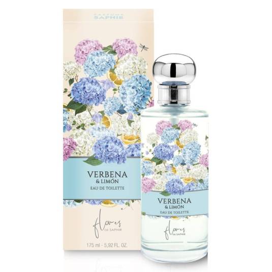 flores de saphir verbena & limon eau de toilette 175ml flores de saphir verbena & limon eau de toilette 175ml