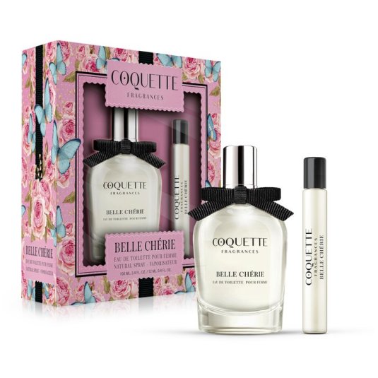 coquette belle cherie colonia 100ml set 2 piezas