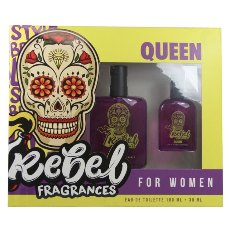 rebel queen woman cofre 100ml + mini rebel queen woman cofre 100ml + mini