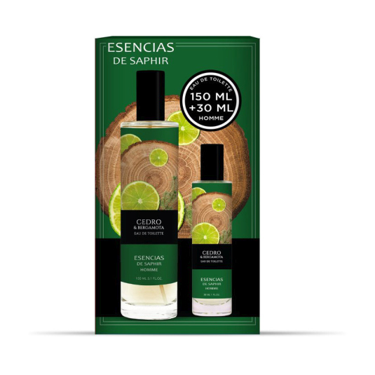 esencias de saphir homme cedro estuche 150ml + 30ml
