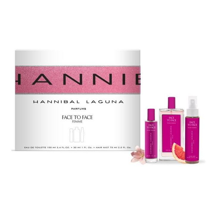 hannibal laguna femme to face 100ml estuche 3 piezas 