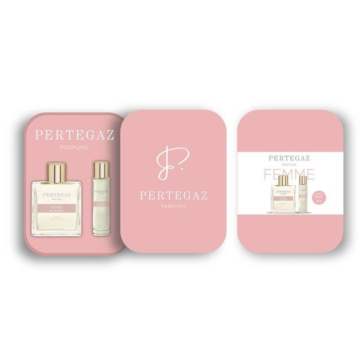 pertegaz femme woman eau de toilette 100ml + 30ml lata pertegaz femme woman eau de toilette 100ml + 30ml lata