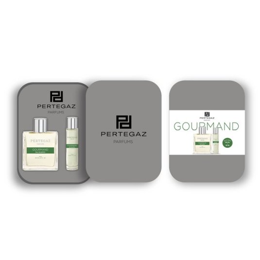 pertegaz gourmand man eau de toilette 100ml + 30ml lata