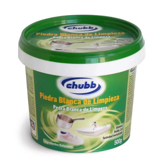 chubb piedra blanca limpieza 500g