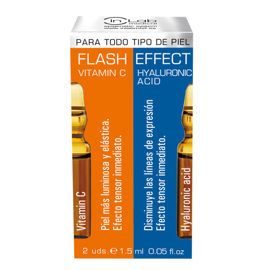 inlab flash effect duo ampollas vitamin c + hyaluronic acid 2 unidades