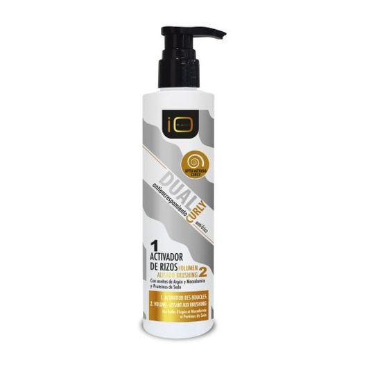 io curly crema de peinado 2 en 1 dual curly 250ml