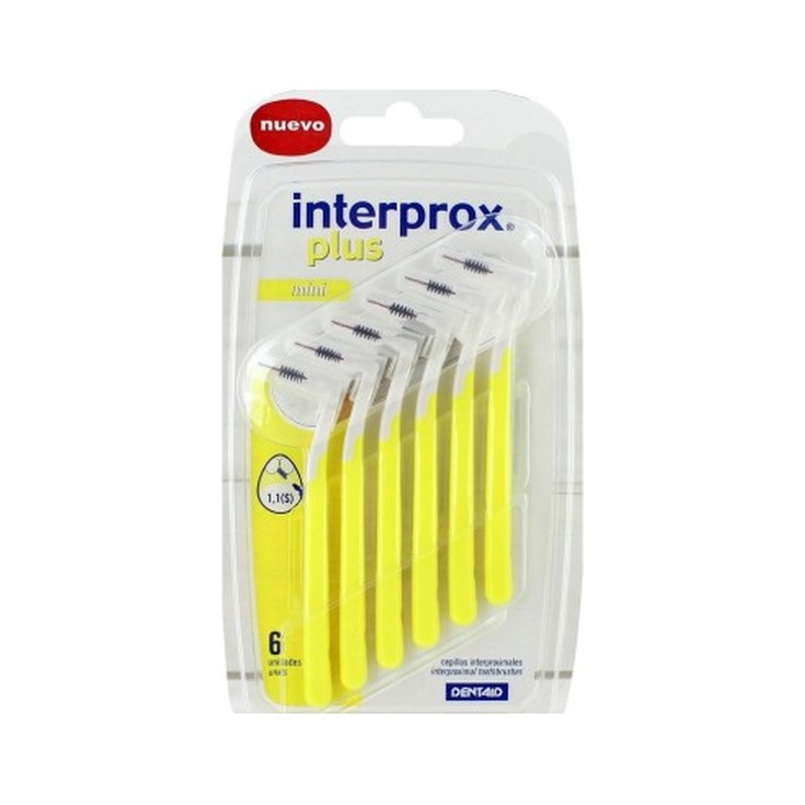 interprox plus mini cepillos interdentales 6 unidades interprox plus mini cepillos interdentales 6 unidades