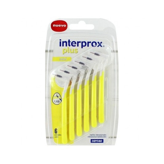 interprox plus mini cepillos interdentales 6 unidades