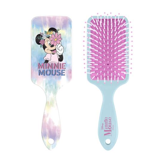 cepillo rectangular azul del pelo minnie mouse flores disney cepillo rectangular azul del pelo minnie mouse flores disney