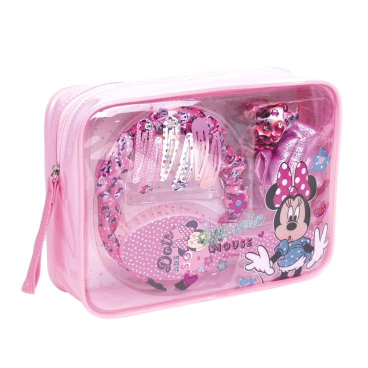 set neceser infantil cepillo + accesorios pelo minnie set neceser infantil cepillo + accesorios pelo minnie