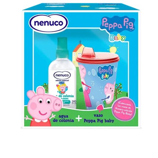 estuche nenuco colonia 240ml+ vaso peppa pig