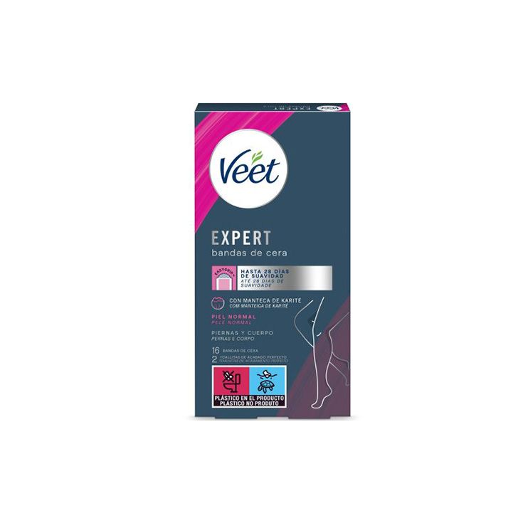 veet cera fria corporal expert 16 bandas