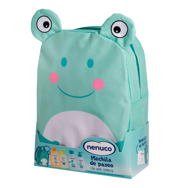 nenuco bebe mochila de paseo rana set 4 piezas - delaUz