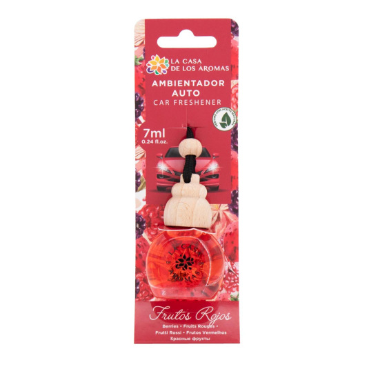 casa de los aromas ambientador coche frutos rojos 7ml