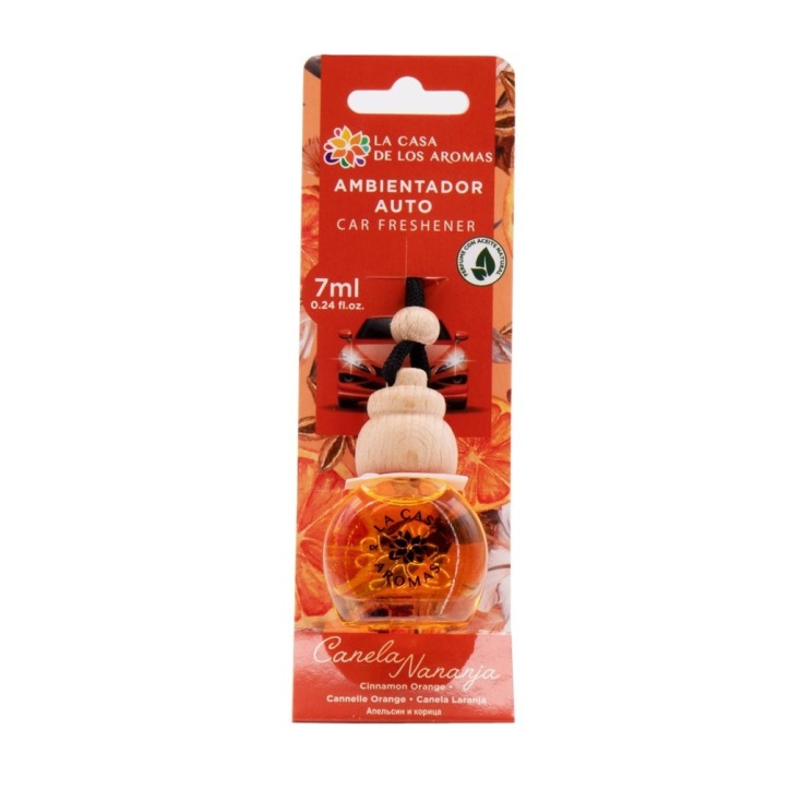 casa de los aromas ambientador coche canela naranja 7ml casa de los aromas ambientador coche canela naranja 7ml