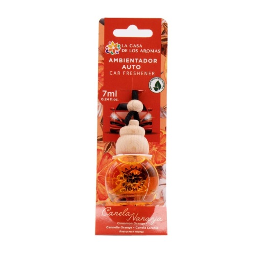 casa de los aromas ambientador coche canela naranja 7ml