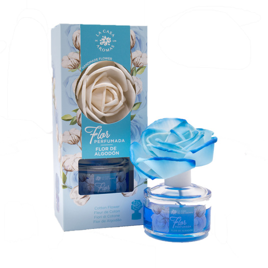 casa aromas flor perfumada algodon 65ml