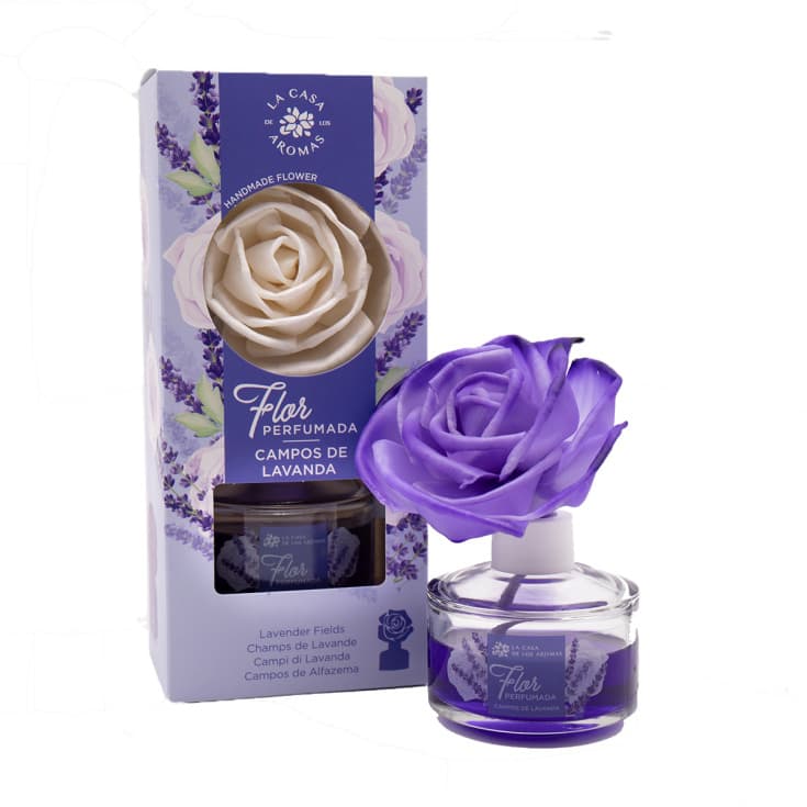 casa aromas flor perfumada lavanda 65ml casa aromas flor perfumada lavanda 65ml