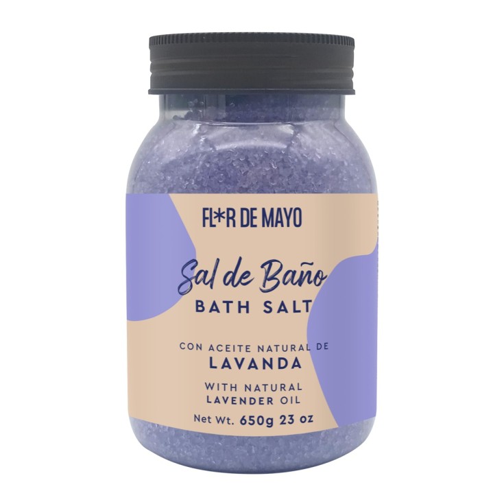 flor de mayo sales de baño lavanda 650g flor de mayo sales de baño lavanda 650g