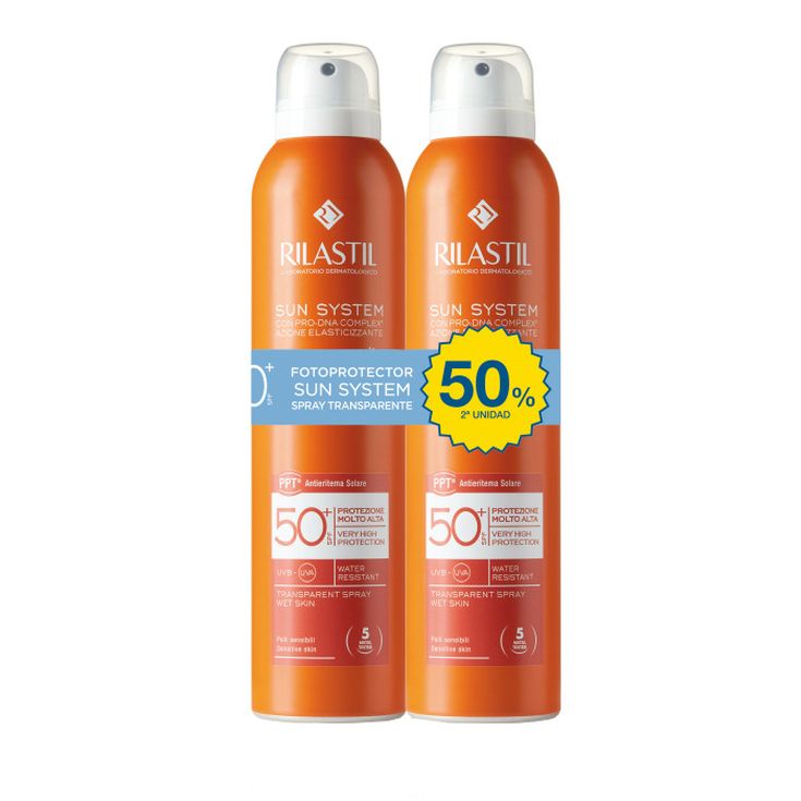 rilastil sun system 50+ spray 360 200ml duplo rilastil sun system 50+ spray 360 200ml duplo