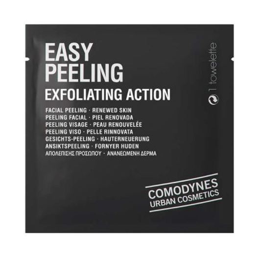 comodynes easy peeling toallita exfoliante facial monodosis