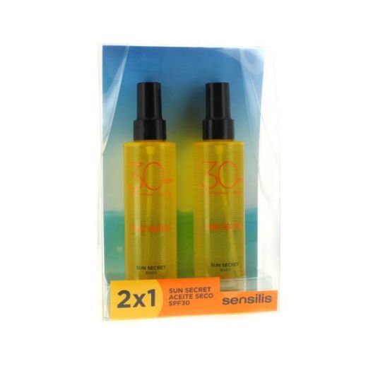 sensilis sun secret gel aceite activador bronceado spf30+ duplo 2x200ml sensilis sun secret gel aceite activador bronceado spf30+ duplo 2x200ml