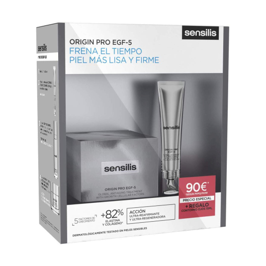 sensilis origin pro egf-5 crema antiedad 50 ml set belleza antiedad 4 piezas sensilis origin pro egf-5 crema antiedad 50 ml set belleza antiedad 4 piezas