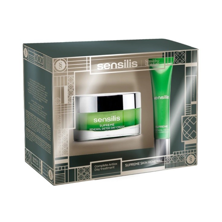 sensilis supreme renewal crema de dia 50ml set 2 piezas sensilis supreme renewal crema de dia 50ml set 2 piezas