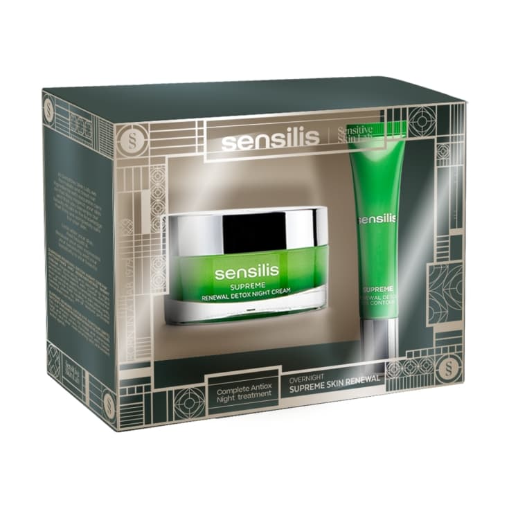 sensilis supreme renewal crema de noche 50ml set 2 piezas sensilis supreme renewal crema de noche 50ml set 2 piezas