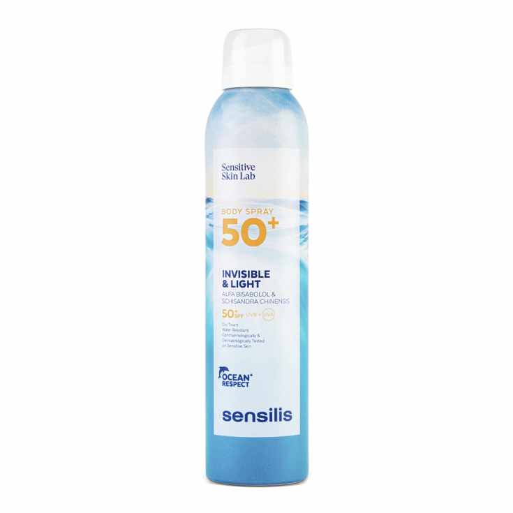 sensilis invisible & light body spray spf 50+ 200 ml
