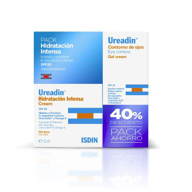 pack ahorro ureadin crema hidratante intensa 50ml + contorno de ojos 15ml pack ahorro ureadin crema hidratante intensa 50ml + contorno de ojos 15ml