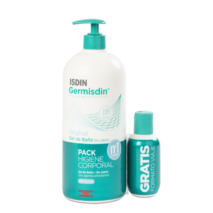 isdin germisdin original gel 1l + regalo formato viaje 100ml