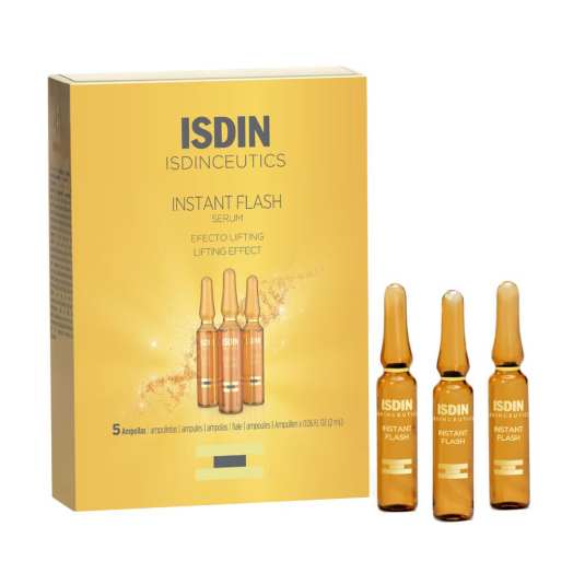 isdinceutics instant flash serum ampollas