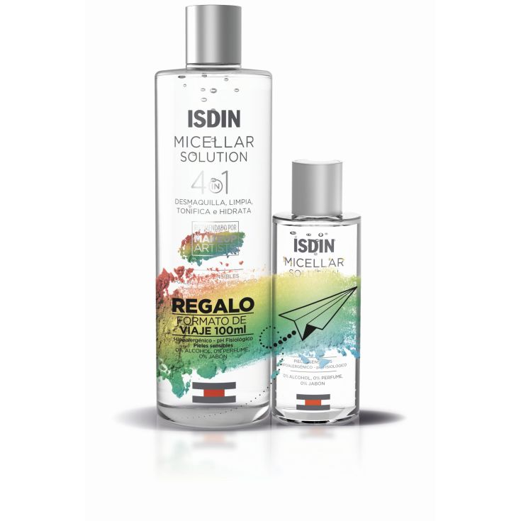 isdin micellar solution 4en1 400ml+100ml gratis isdin micellar solution 4en1 400ml+100ml gratis
